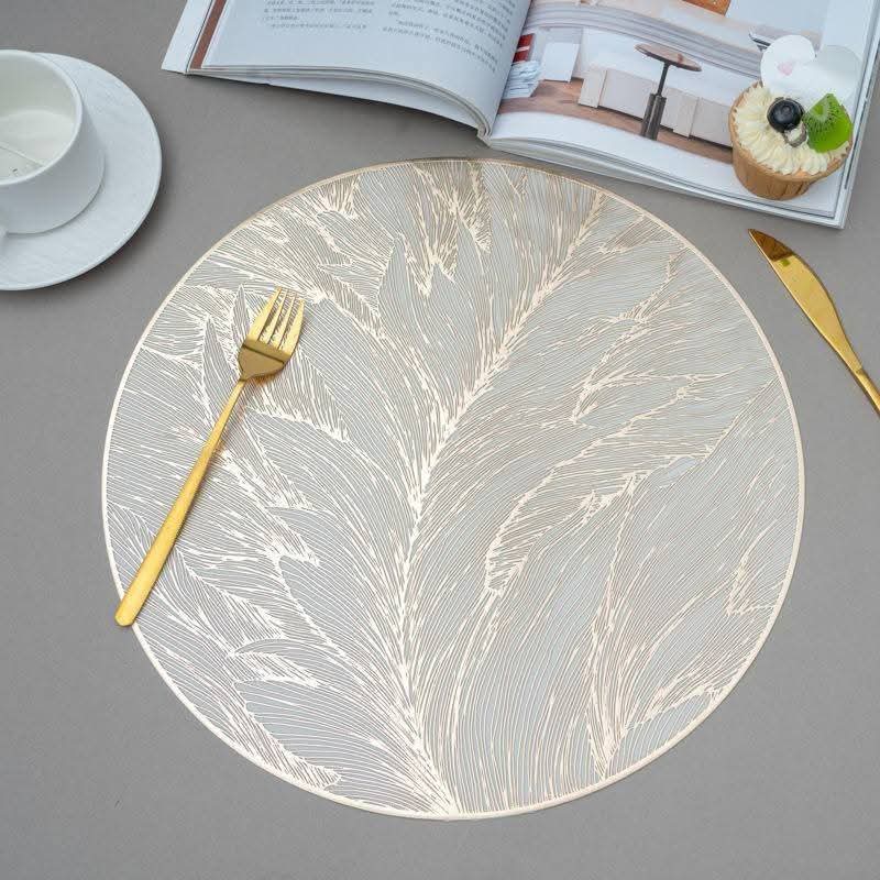 6 Pcs Placemat Fashion PVC Dining Table Mat Plate Pads D 003