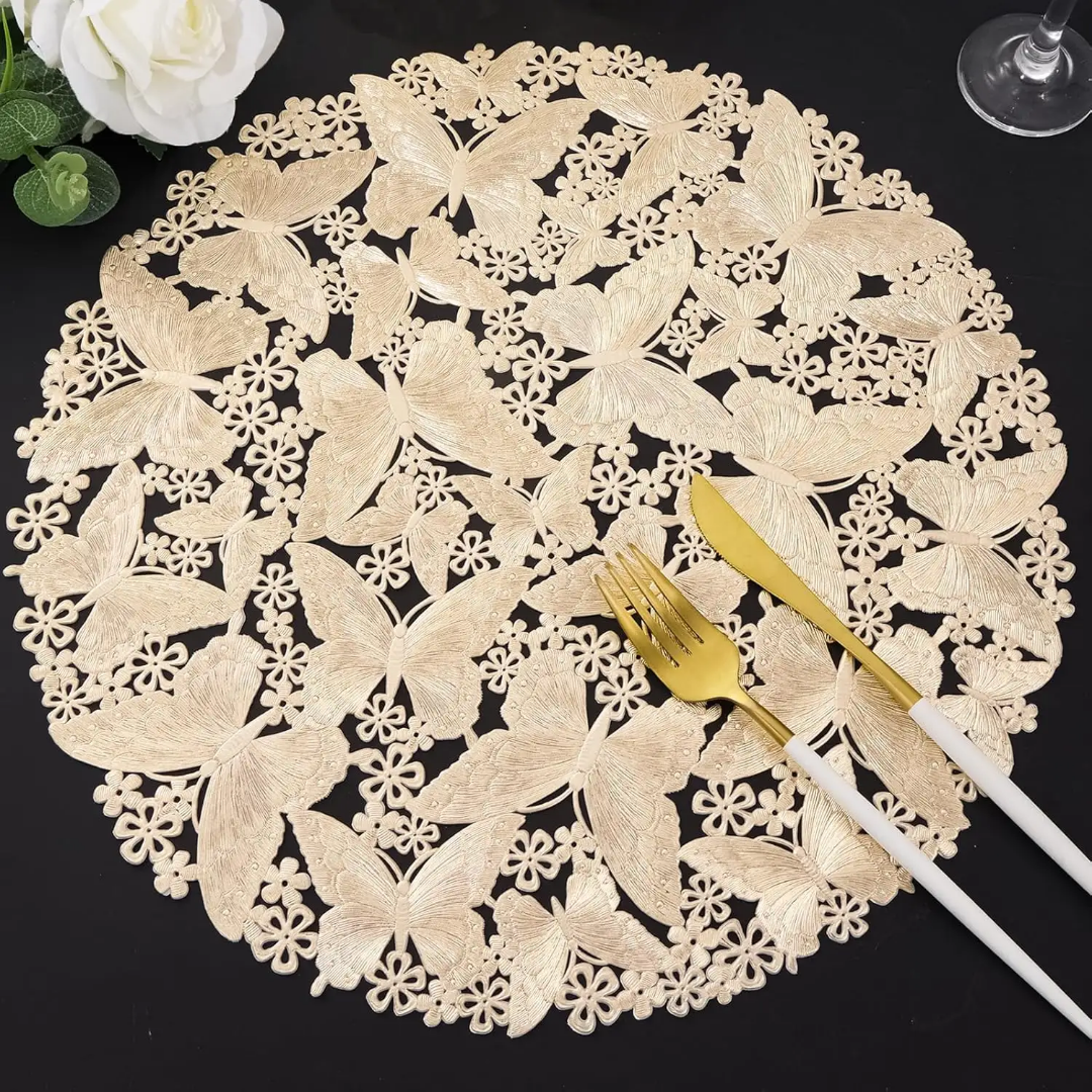 6 Pcs Placemat Fashion PVC Dining Table Mat Plate Pads 1022