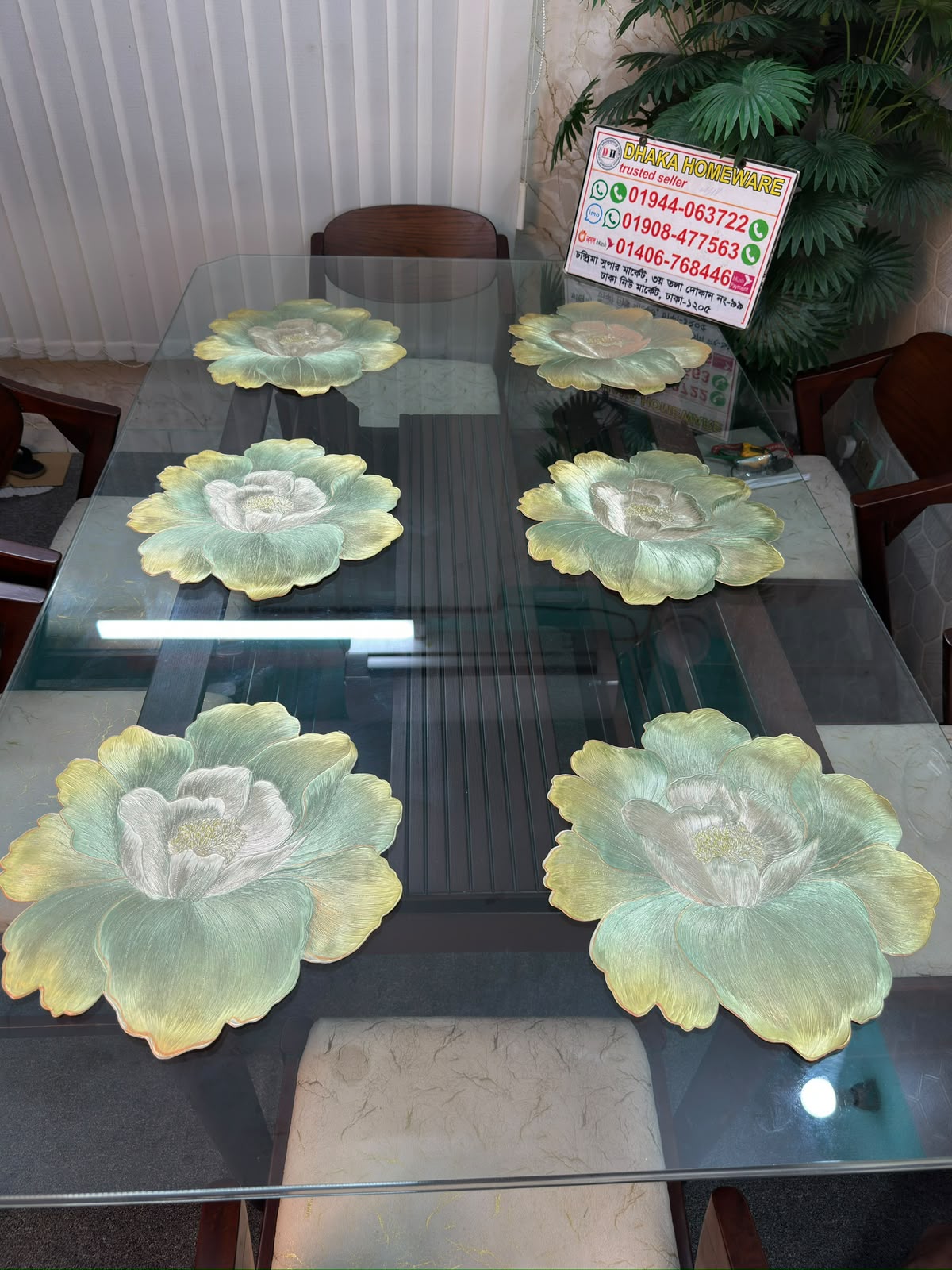 Premium New Flower Shaped PVC Mats 3005