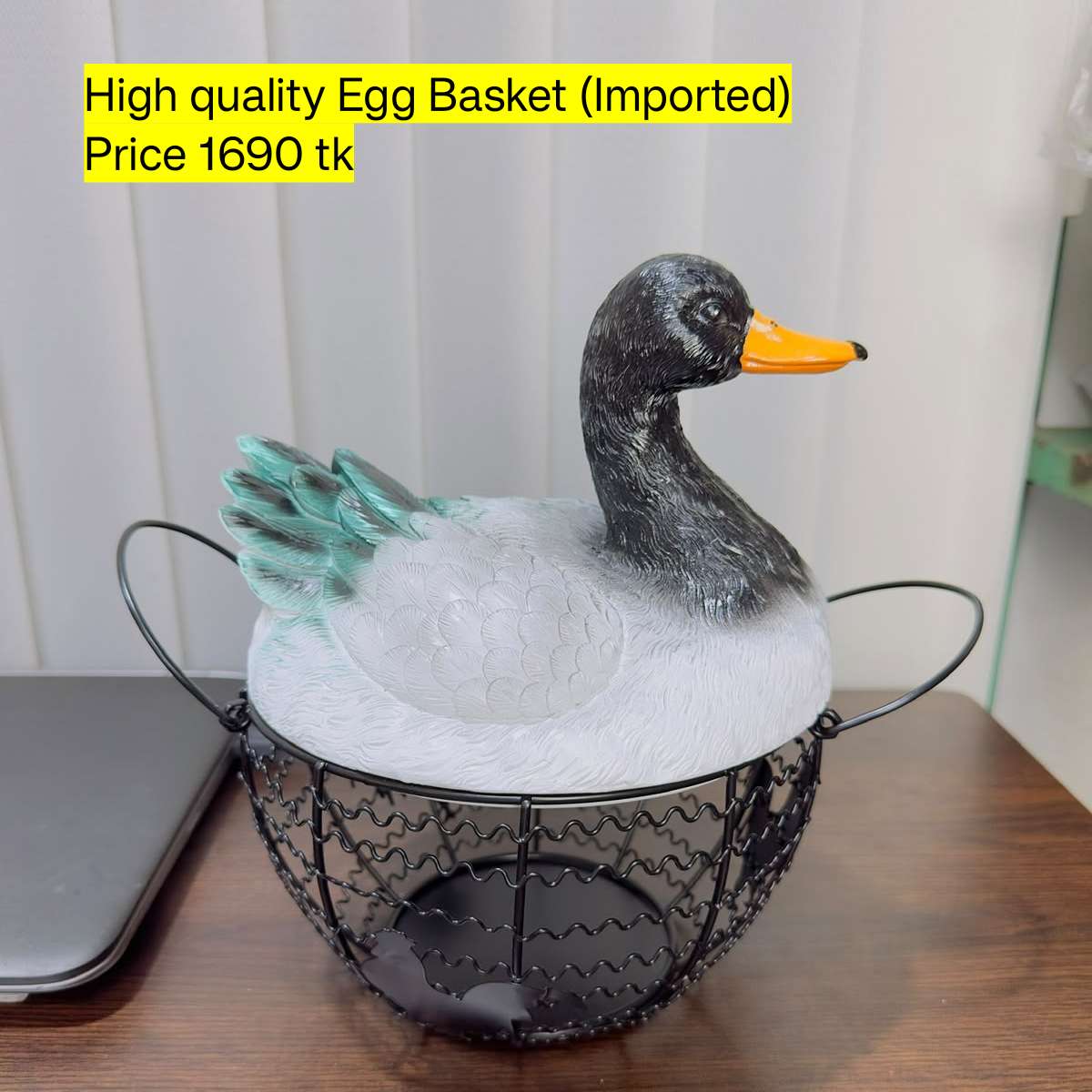 Premium Colorful Hass Egg Basket Fiber Lid 4005