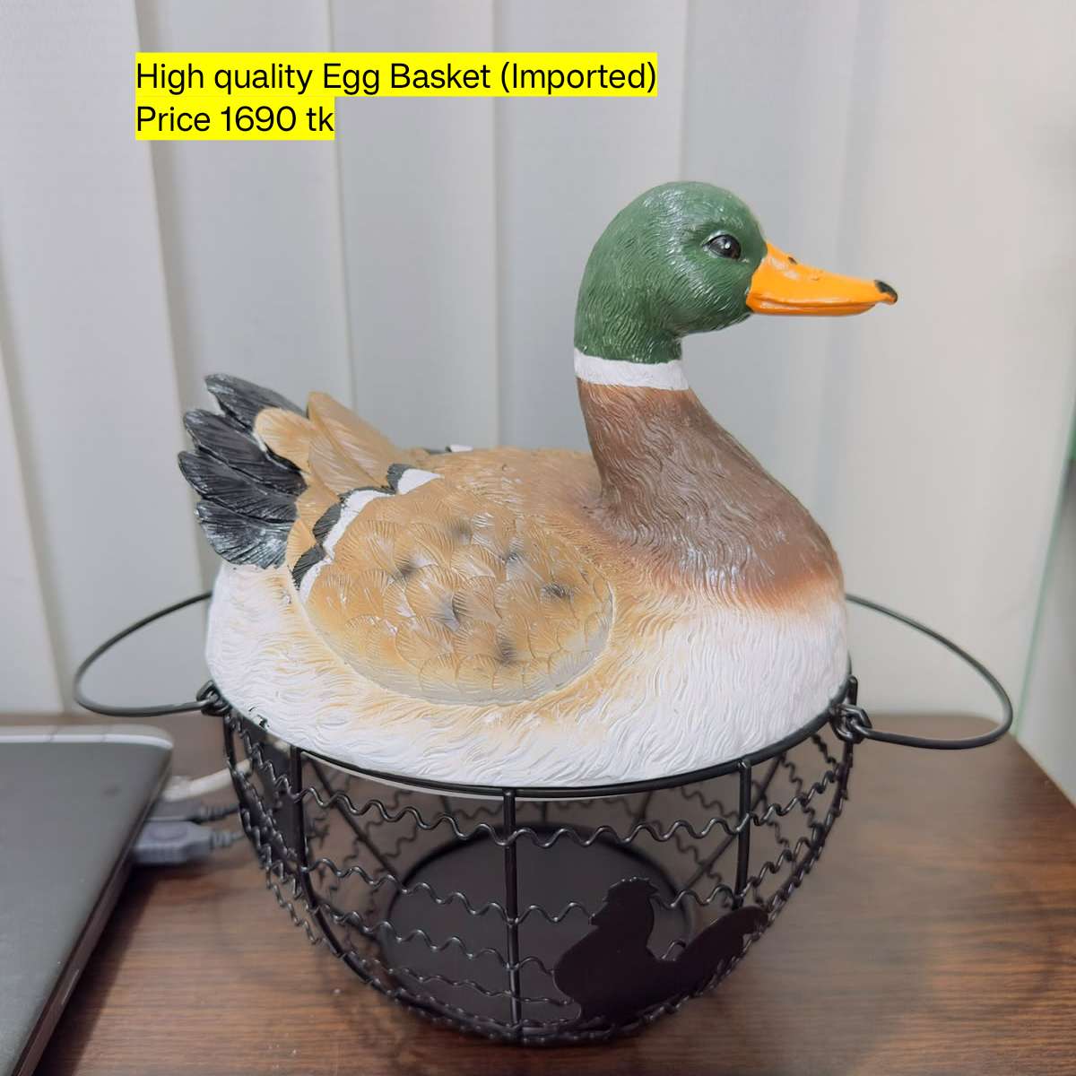 Premium Colorful Hass Egg Basket Fiber Lid 4006