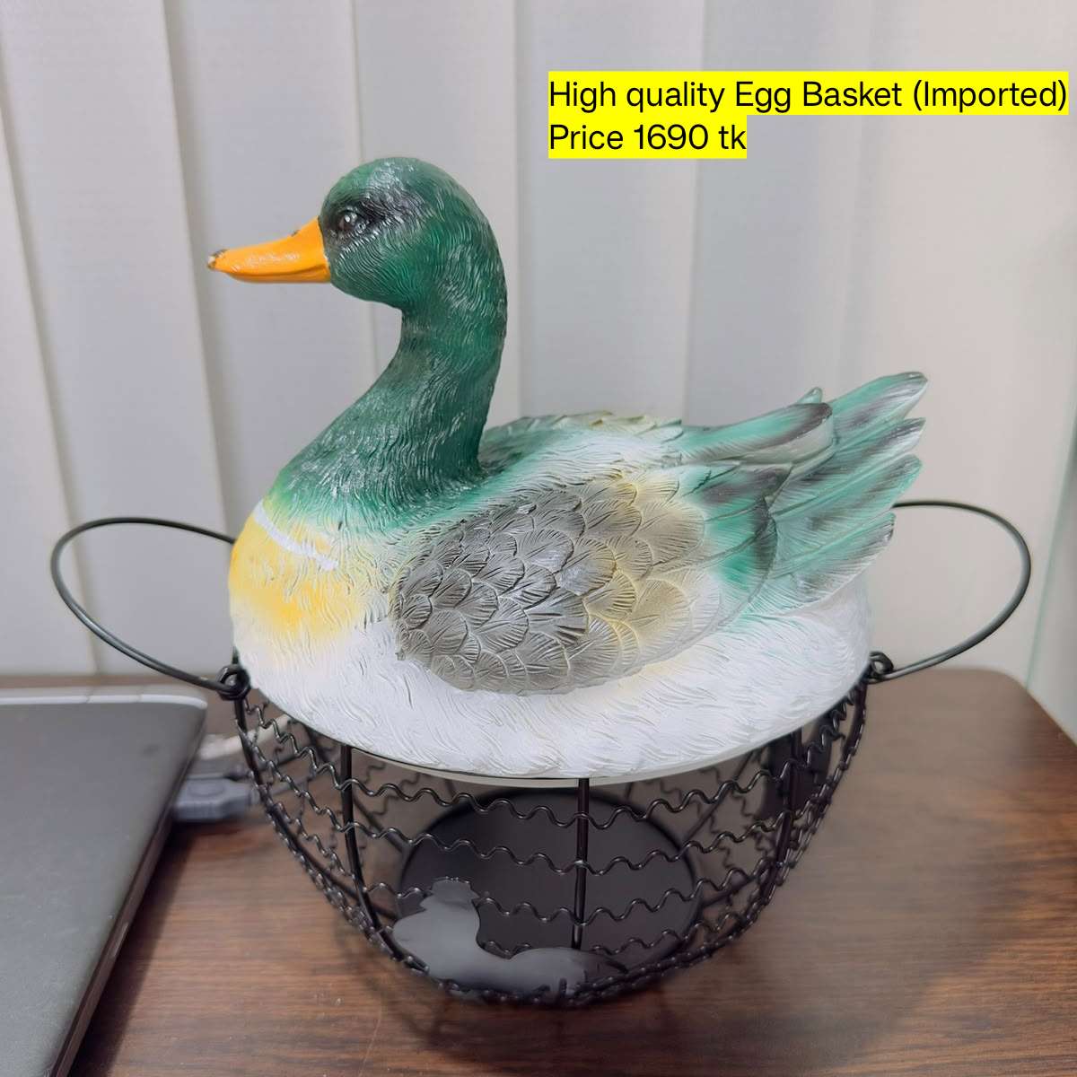 Premium Colorful Hass Egg Basket Fiber Lid 4007